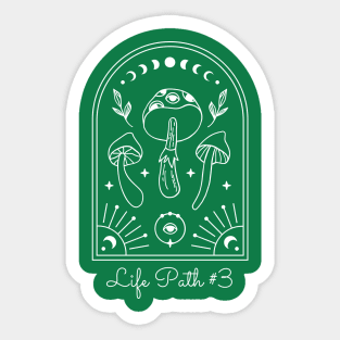 Life Path #3 Sticker